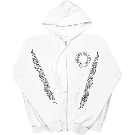 off white chrome hearts hoodie replica|chrome hearts flag hoodie.